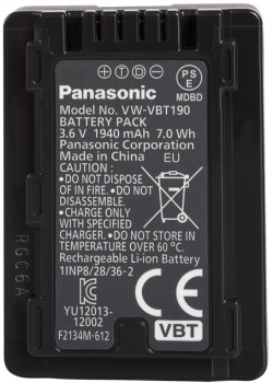 Литиевый аккумулятор от видеокамеры Panasonic HC-V260